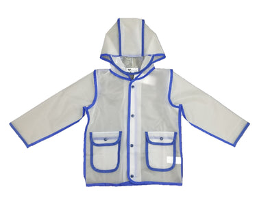 Martino - Blue Trim Rain Jacket