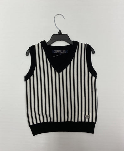 Perdibimbi - Shimmery Stripe Knit Vest          | Style 9