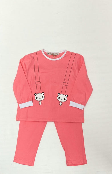 Teddy - Bear Suspender Pajama