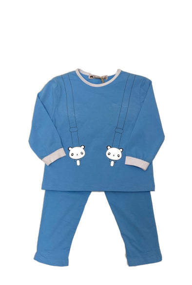 Teddy - Bear Suspender Pajama