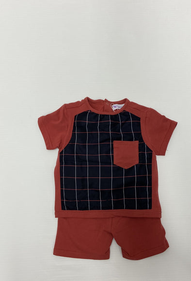 Martino - Check Overlay Toddler 2 pc